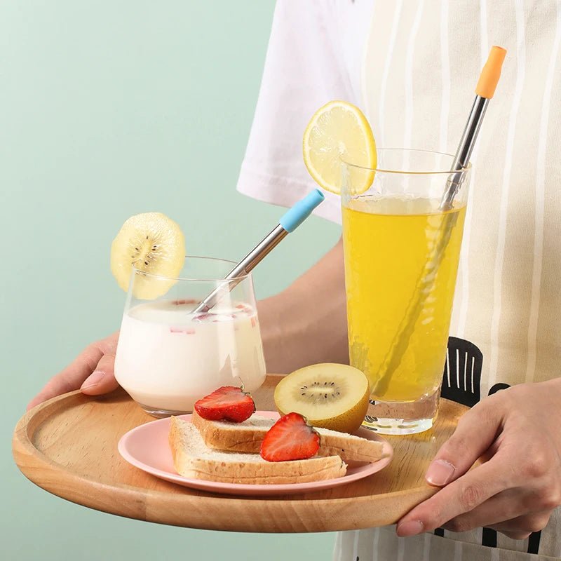 Eco - Friendly Telescopic Straws | Sustainable & Reusable Drinking Straws - TECH NESTTECH NESTTECH NESTEco - Friendly Telescopic Straws | Sustainable & Reusable Drinking Straws
