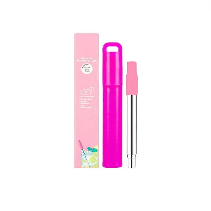Eco - Friendly Telescopic Straws | Sustainable & Reusable Drinking Straws - TECH NESTTECH NESTTECH NESTEco - Friendly Telescopic Straws | Sustainable & Reusable Drinking Straws